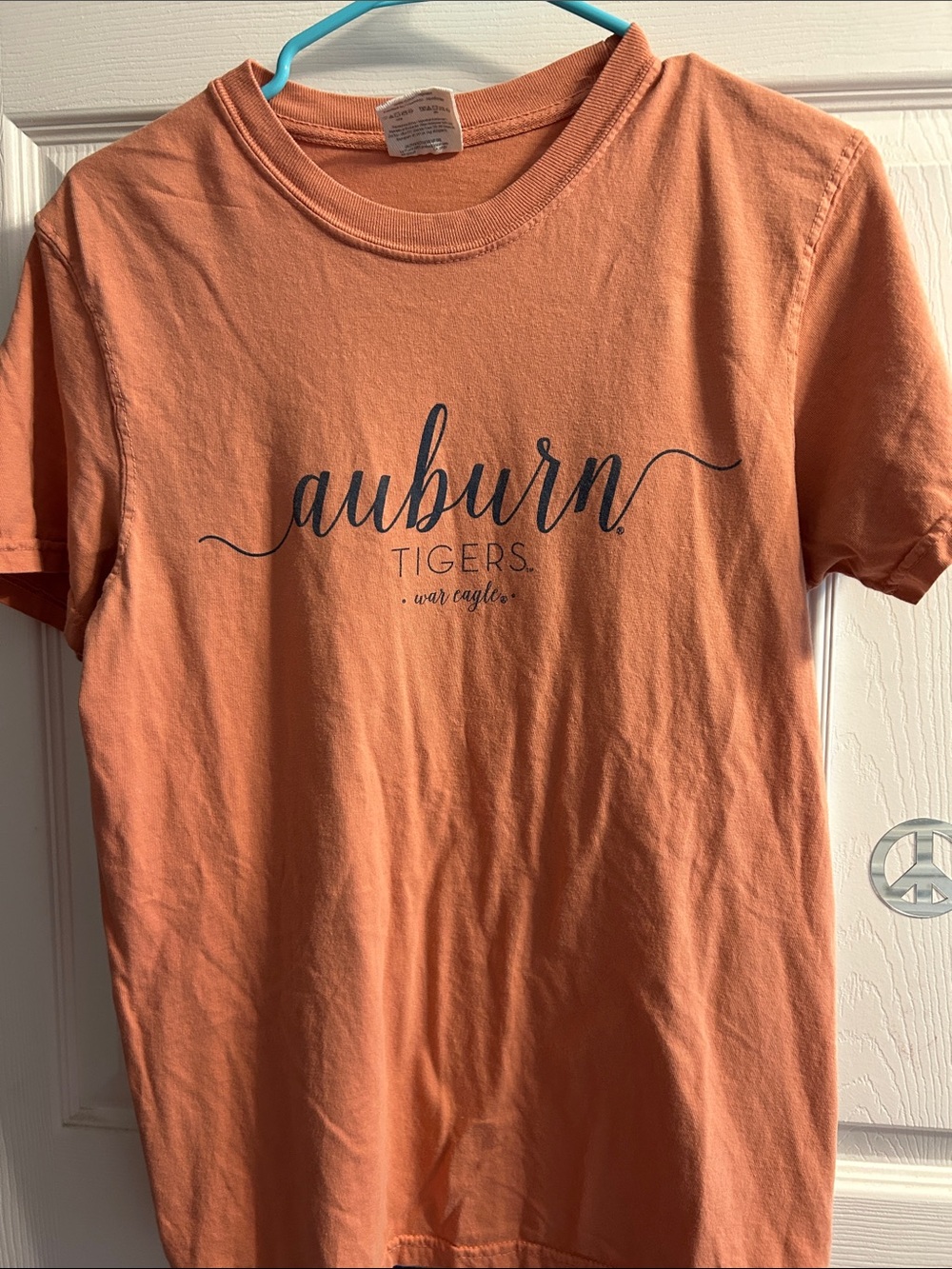 Comfort Colors Orange 'Auburn Tigers' Graphic Tee for woman. May be unisex